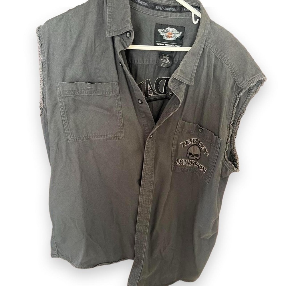 Harley-Davidson Men's Willie G. Skull Blowout Muscle Shirt